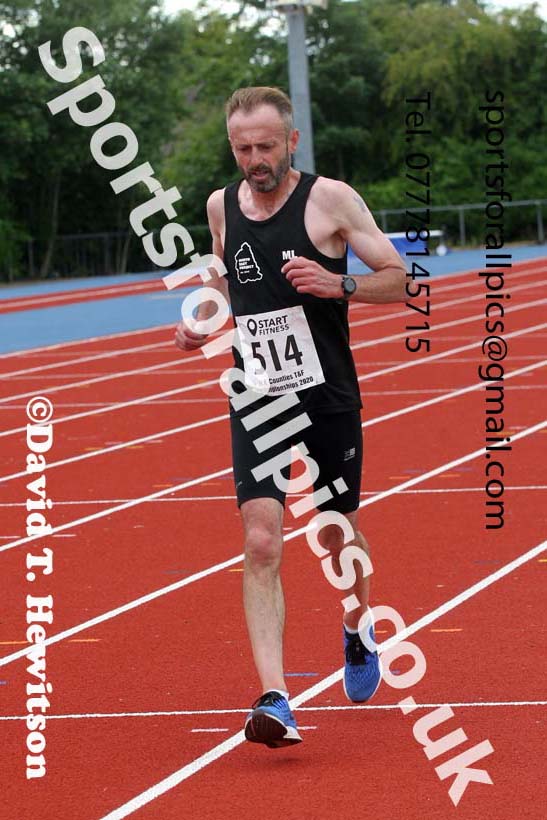 North Eastern 10000 metres, 2021 North Eastern Champs., Shildon. Photo: David T. Hewitson/Sports for All Pics